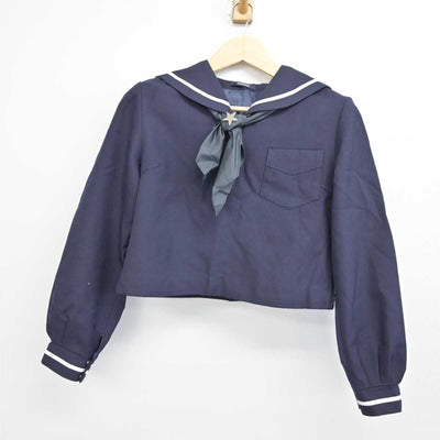 【中古】北海道 北星学園女子中学高等学校 女子制服 4点 (セーラー服・スカート) sf053831