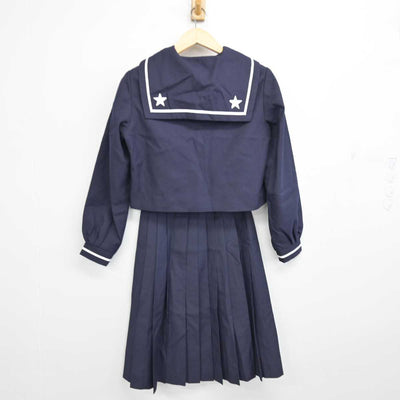 【中古】北海道 北星学園女子中学高等学校 女子制服 4点 (セーラー服・スカート) sf053832