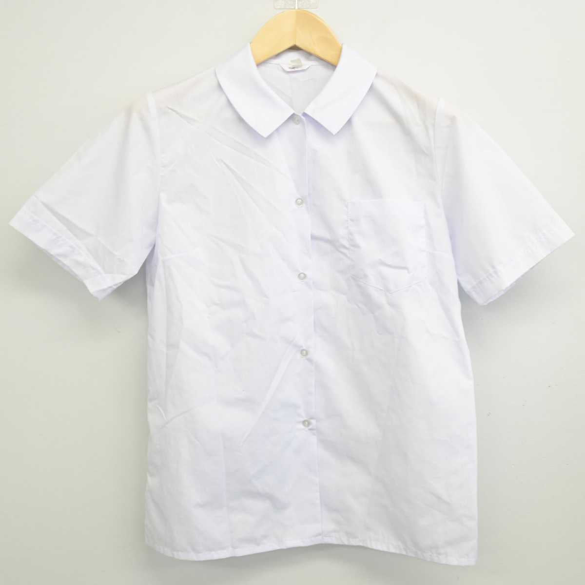 【中古】埼玉県 北本中学校 女子制服 2点 (シャツ・スカート) sf053834