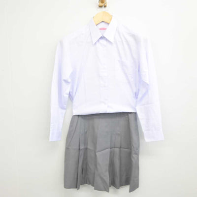 【中古】神奈川県 大船高等学校 女子制服 2点 (シャツ・スカート) sf053836