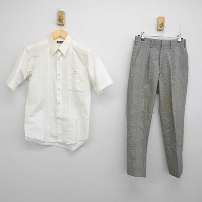 【中古】神奈川県 山手学院高等学校 男子制服 2点 (シャツ・ズボン) sf053839