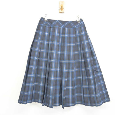 【中古】福岡県 福岡講倫館高等学校 女子制服 4点 (ニットベスト・シャツ・スカート) sf053851