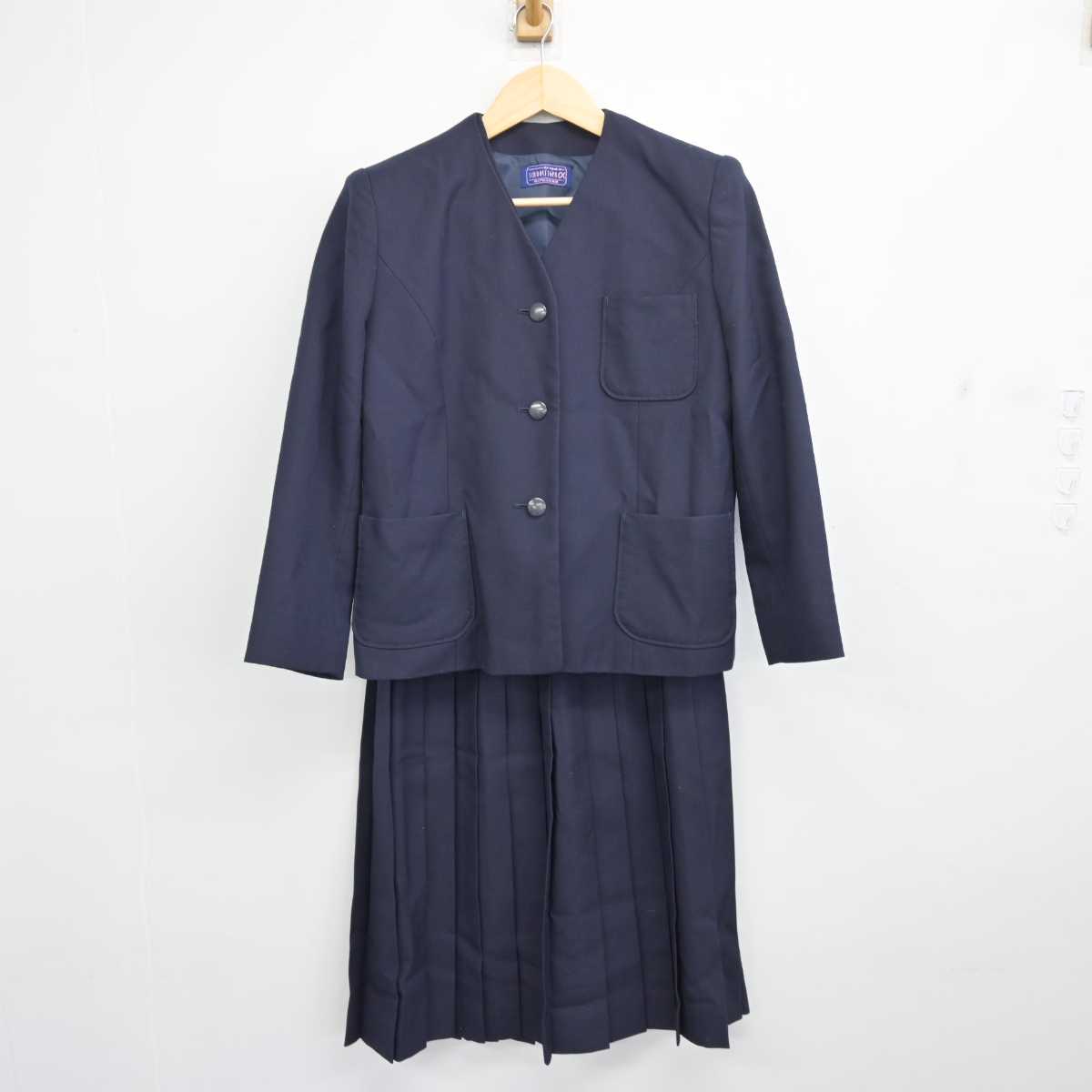 【中古】北海道 大楽毛中学校 女子制服 3点 (ブレザー・ベスト・スカート) sf053861