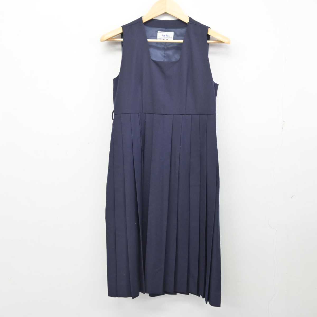 【中古】千葉県 鎌ケ谷市立第五中学校 女子制服 3点 (セーラー服・ジャンパースカート) sf053876