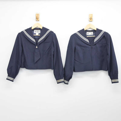 【中古】千葉県 鎌ケ谷市立第五中学校 女子制服 3点 (セーラー服・セーラー服) sf053877