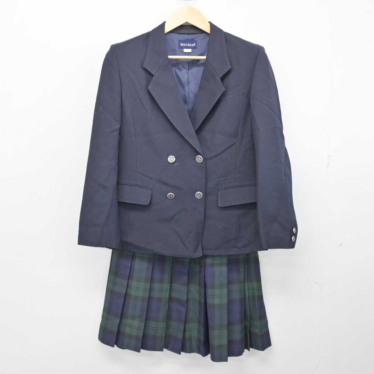 【中古】千葉県 千葉敬愛高等学校 女子制服 3点 (ブレザー・スカート・スカート) sf053886