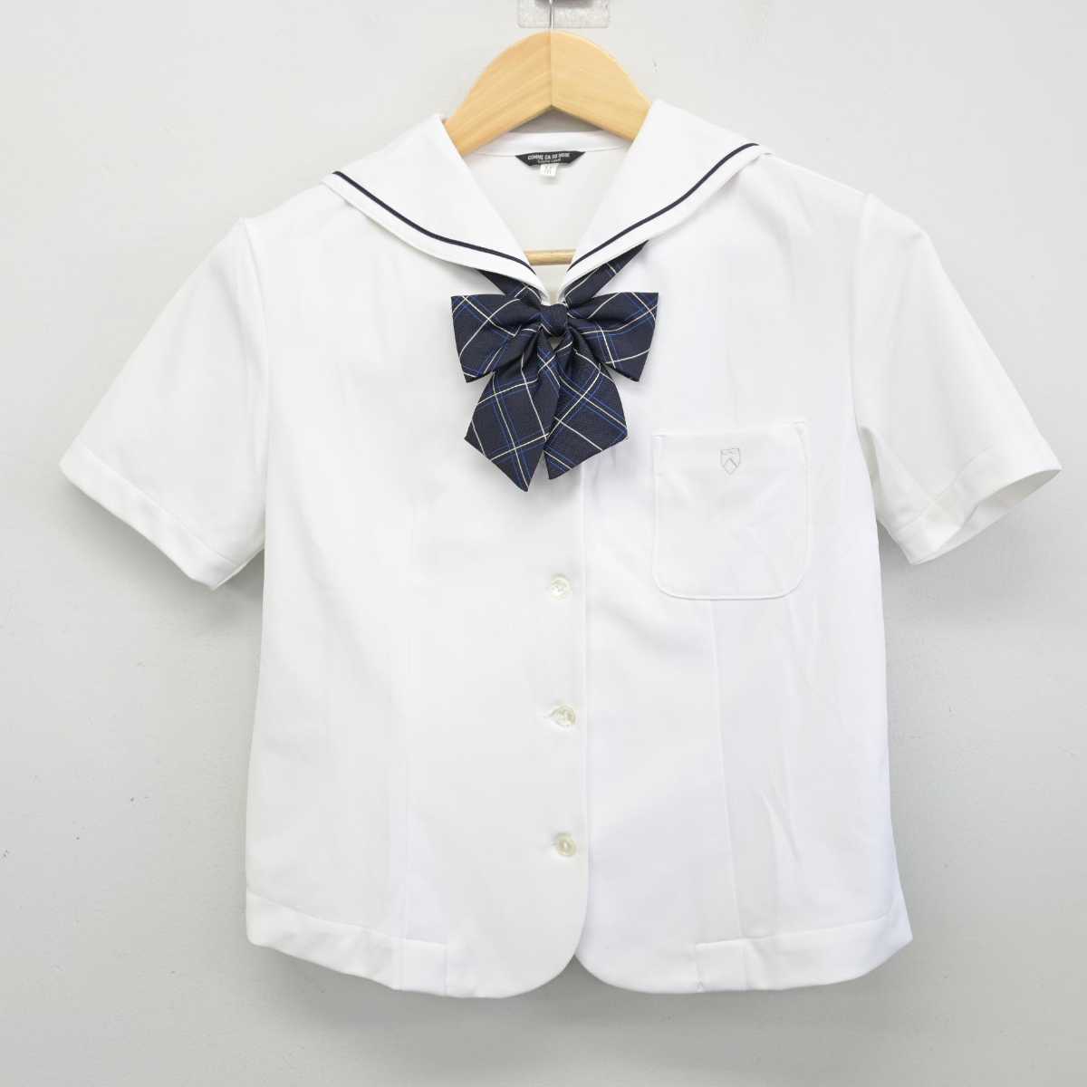 【中古】愛知県 岡崎城西高等学校 女子制服 4点 (ブラウス・スカート) sf053889