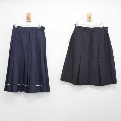 【中古】 学校名不明 女子制服 3点 (スカート・スカート) sf053896