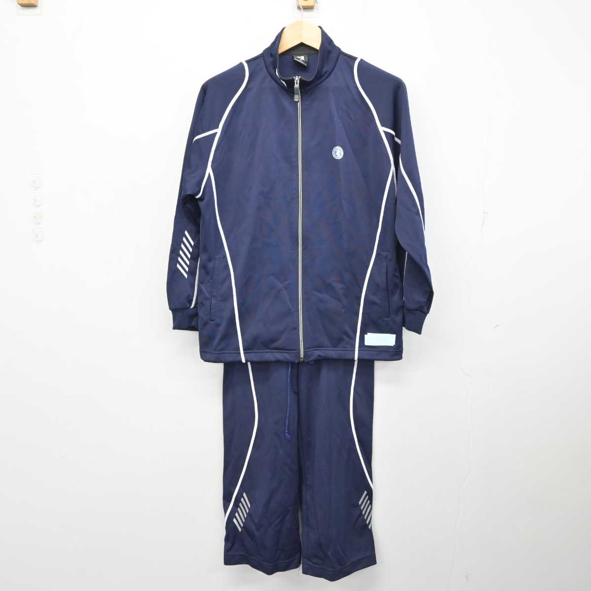 【中古】 クラーク記念国際高等学校 女子制服 2点 (ジャージ 上・ジャージ 下) sf053901