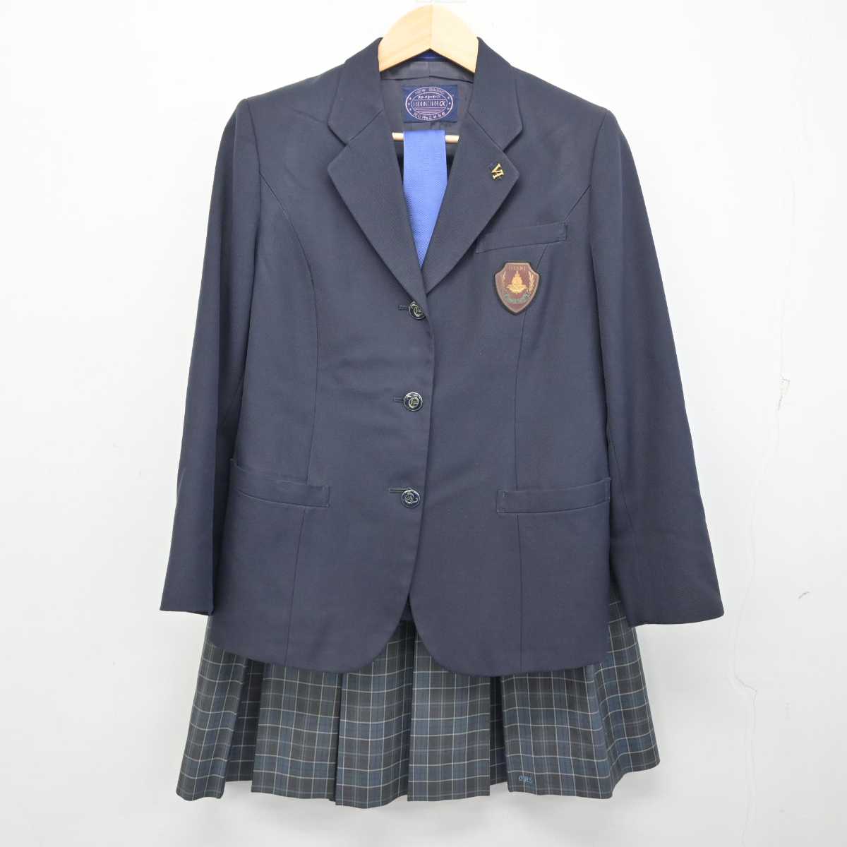 【中古】京都府 大谷中学高等学校 女子制服 3点 (ブレザー・スカート) sf053912