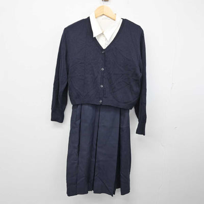 【中古】東京都 東京純心女子中学・高等学校 女子制服 4点 (ブレザー・ニット・シャツ・ジャンパースカート) sf053931