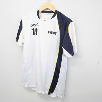 【中古】愛知県 竜北中学校/サッカー部ユニフォーム 男子制服 1点 (部活ユニフォーム 上) sf053944