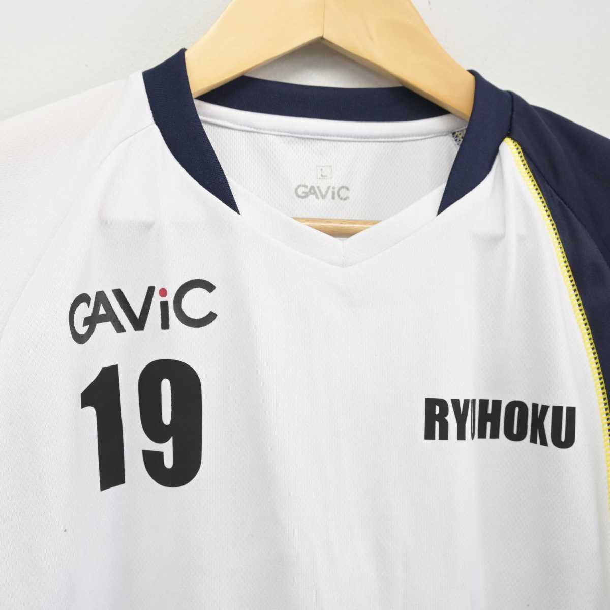 【中古】愛知県 竜北中学校/サッカー部ユニフォーム 男子制服 1点 (部活ユニフォーム 上) sf053944