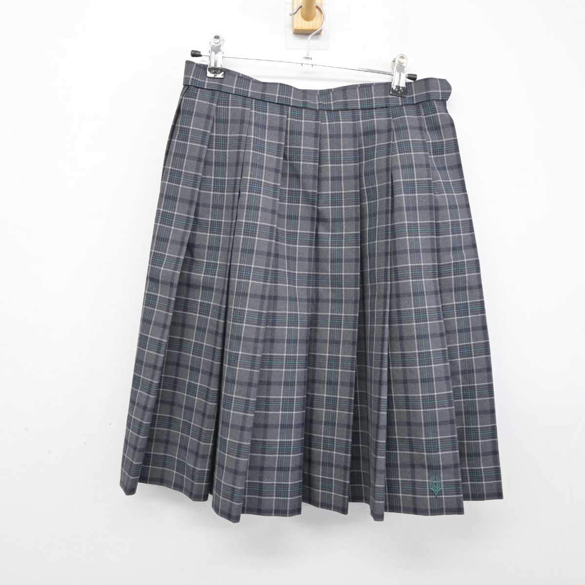 【中古】大阪府 大阪学芸高等学校 女子制服 2点 (ニット・スカート) sf053952