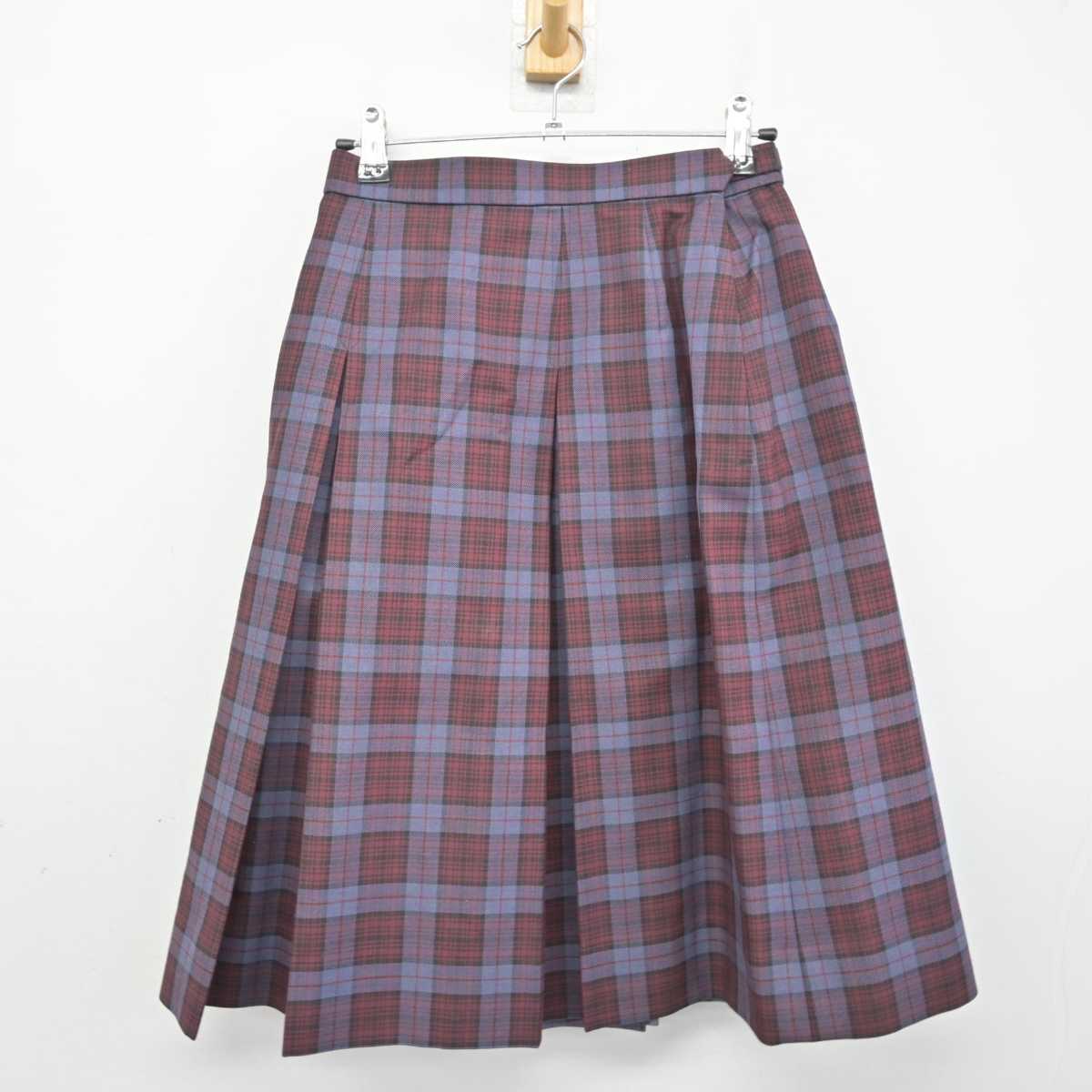 【中古】神奈川県 上永谷中学校 女子制服 4点 (ブレザー・ベスト・スカート) sf053958