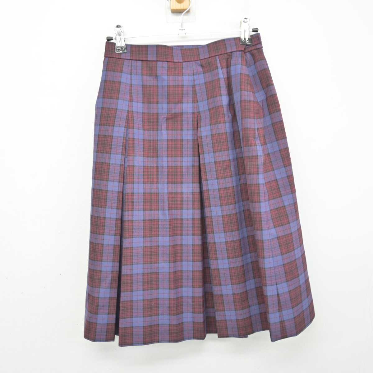 【中古】神奈川県 上永谷中学校 女子制服 2点 (ベスト・スカート) sf053959