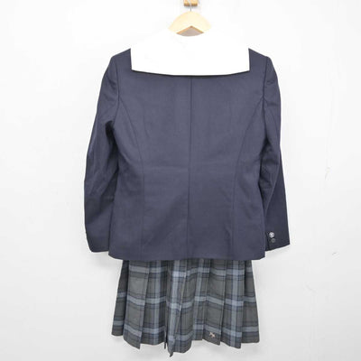 【中古】滋賀県 長浜北星高等学校 女子制服 3点 (ブレザー・ブラウス・スカート) sf053963