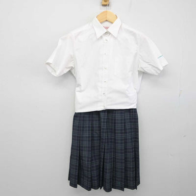 【中古】大阪府 大阪学芸高等学校 女子制服 4点 (シャツ・スカート) sf053968