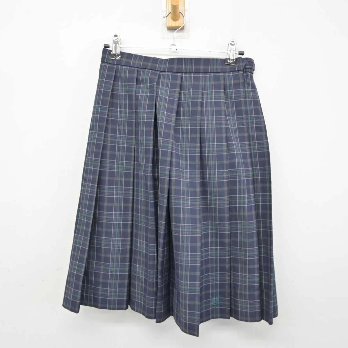 【中古】大阪府 大阪学芸高等学校 女子制服 4点 (シャツ・スカート) sf053968