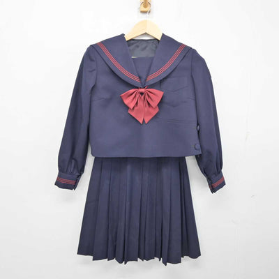 【中古】神奈川県 横浜隼人高等学校 女子制服 4点 (セーラー服・スカート) sf053976