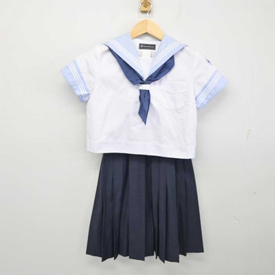 【中古】神奈川県 横浜隼人高等学校 女子制服 3点 (セーラー服・スカート) sf053977