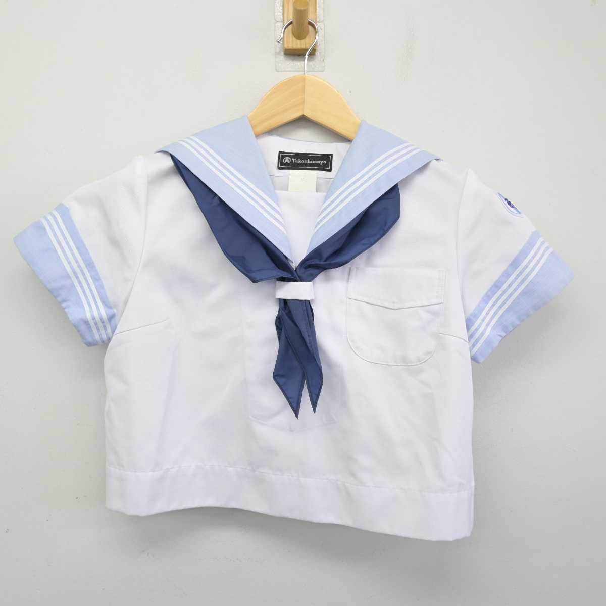 【中古】神奈川県 横浜隼人高等学校 女子制服 3点 (セーラー服・スカート) sf053977