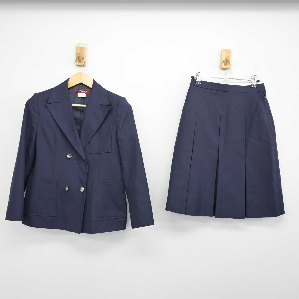 【中古】神奈川県 南希望が丘中学校 女子制服 2点 (ブレザー・スカート) sf053980