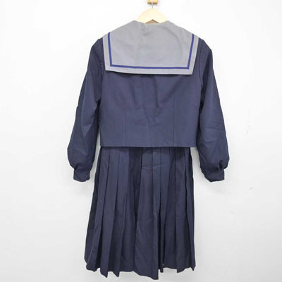 【中古】東京都 清新第一中学校 女子制服 3点 (セーラー服・ジャンパースカート) sf053982