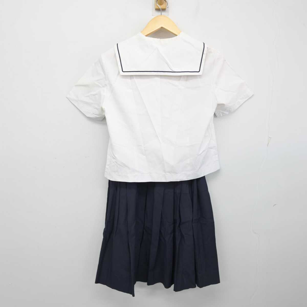 【中古】東京都 清新第一中学校 女子制服 2点 (ブラウス・スカート) sf053983