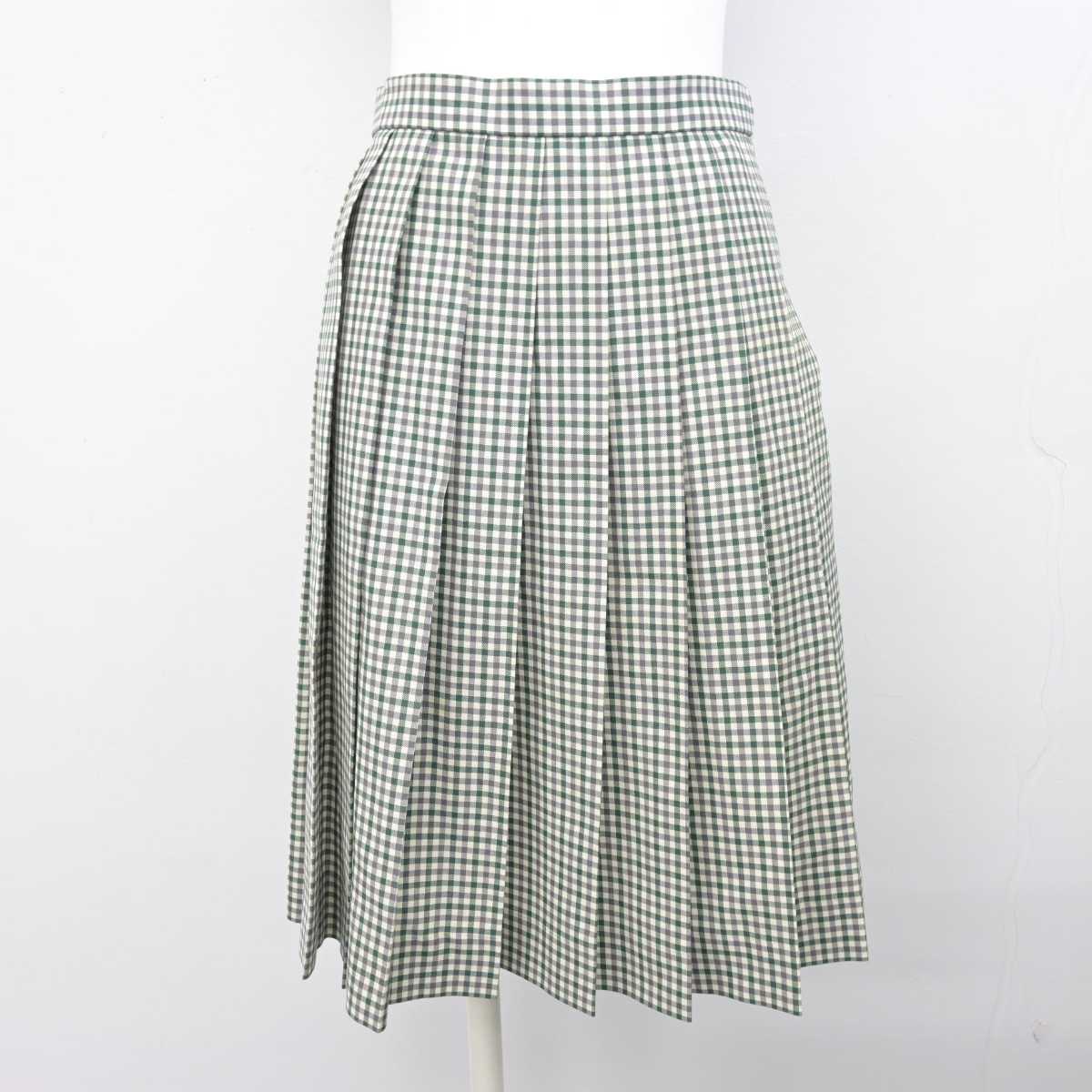 【中古】福島県 須賀川桐陽高等学校 女子制服 3点 (ブラウス・スカート) sf053995