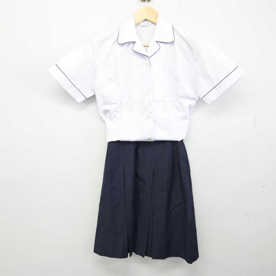 【中古】大阪府 西寝屋川高等学校 女子制服 3点 (シャツ・シャツ・スカート) sf054001