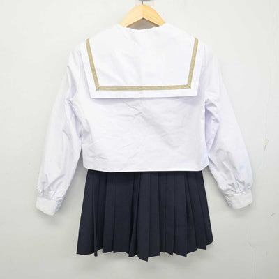 【中古】愛知県 天白高等学校 女子制服 2点 (セーラー服・スカート) sf054003