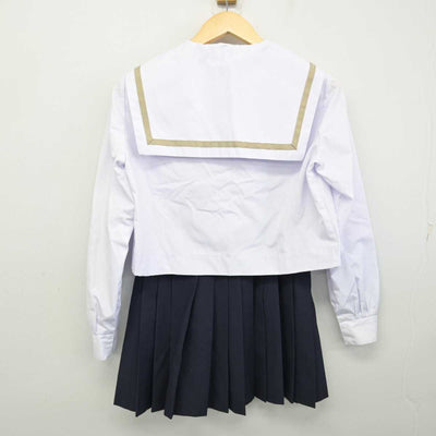 【中古】愛知県 天白高等学校 女子制服 2点 (セーラー服・スカート) sf054004