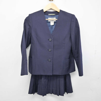 【中古】愛知県 昭和高等学校 女子制服 3点 (ブレザー・ベスト・スカート) sf054005