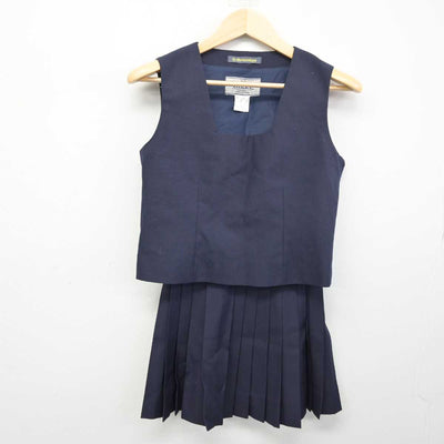 【中古】愛知県 昭和高等学校 女子制服 3点 (ブレザー・ベスト・スカート) sf054005