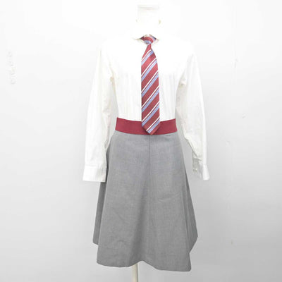 【中古】兵庫県 姫路女学院高等学校 女子制服 6点 (ブレザー・シャツ・スカート) sf054008