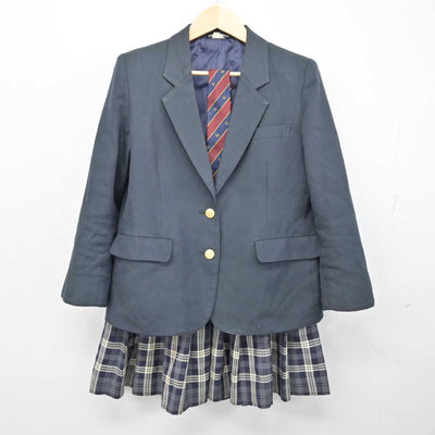 【中古】東京都 大山高等学校 女子制服 4点 (ブレザー・スカート) sf054019