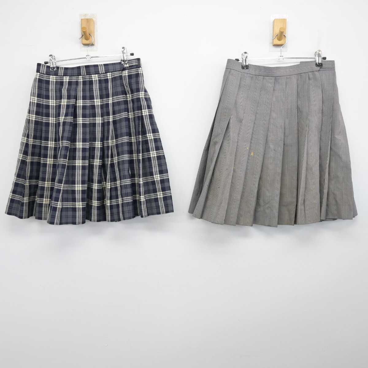 【中古】東京都 大山高等学校 女子制服 4点 (ブレザー・スカート) sf054019