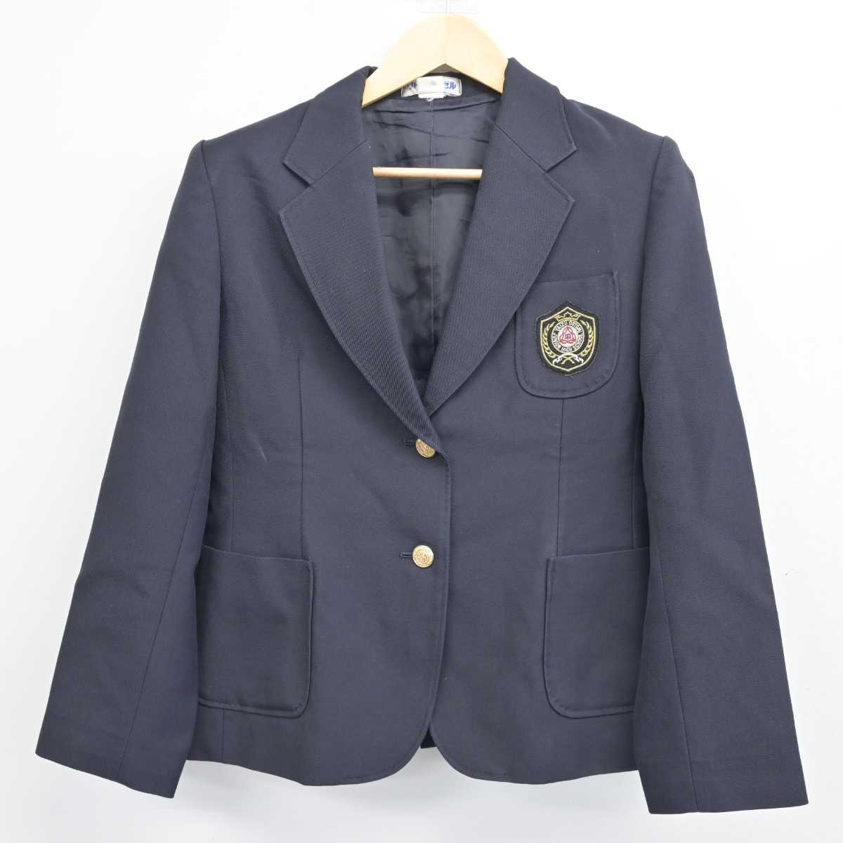 【中古】静岡県 大富中学校 女子制服 3点 (ブレザー・スカート) sf054027