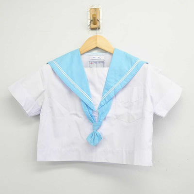 【中古】大阪府 夕陽丘高等学校 女子制服 2点 (セーラー服・スカート) sf054031