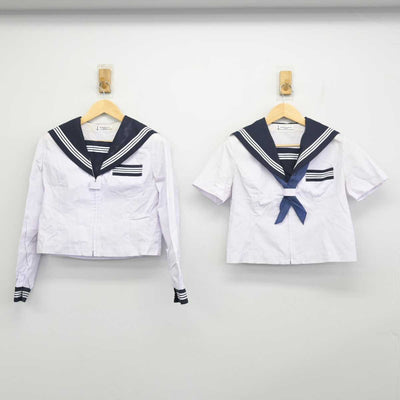 【中古】秋田県 大曲中学校 女子制服 4点 (セーラー服・セーラー服・スカート) sf054047