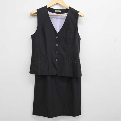 【中古】 事務服 女子制服 3点 (ジャケット・ベスト・スカート) sf054062