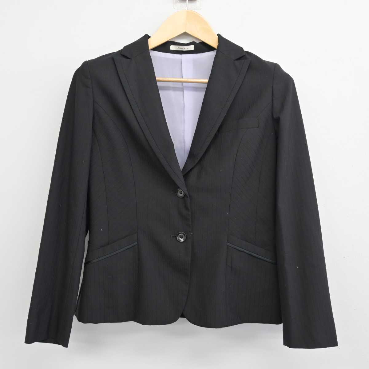 【中古】 事務服 女子制服 2点 (ジャケット・ベスト) sf054063