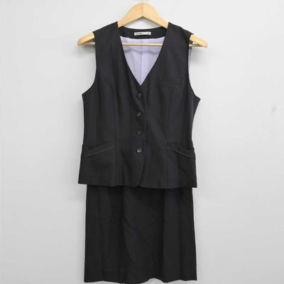 【中古】 事務服 女子制服 3点 (ジャケット・ベスト・スカート) sf054064