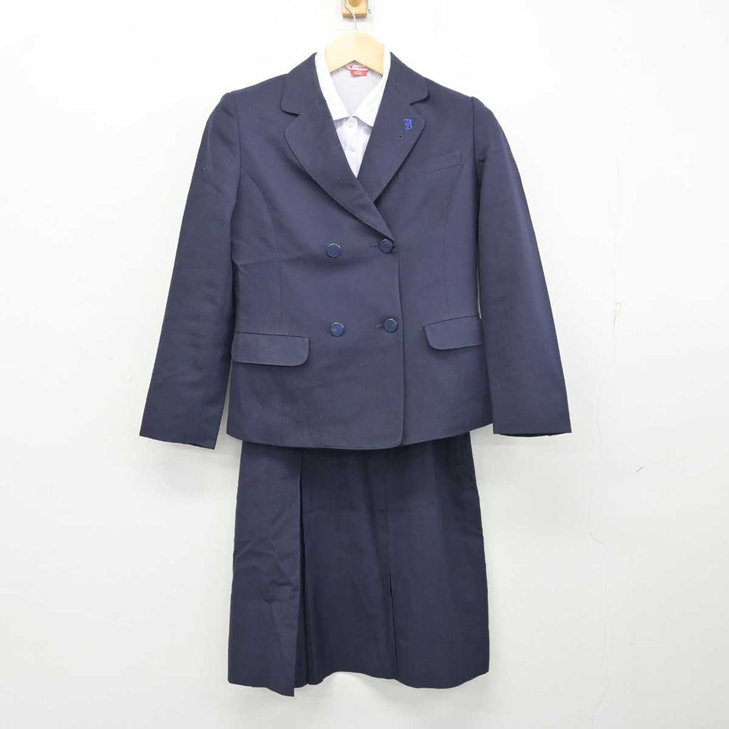 中古】福岡県 北九州高等学校 女子制服 3点 (ブレザー・シャツ・スカート) sf054071 | 中古制服通販パレイド