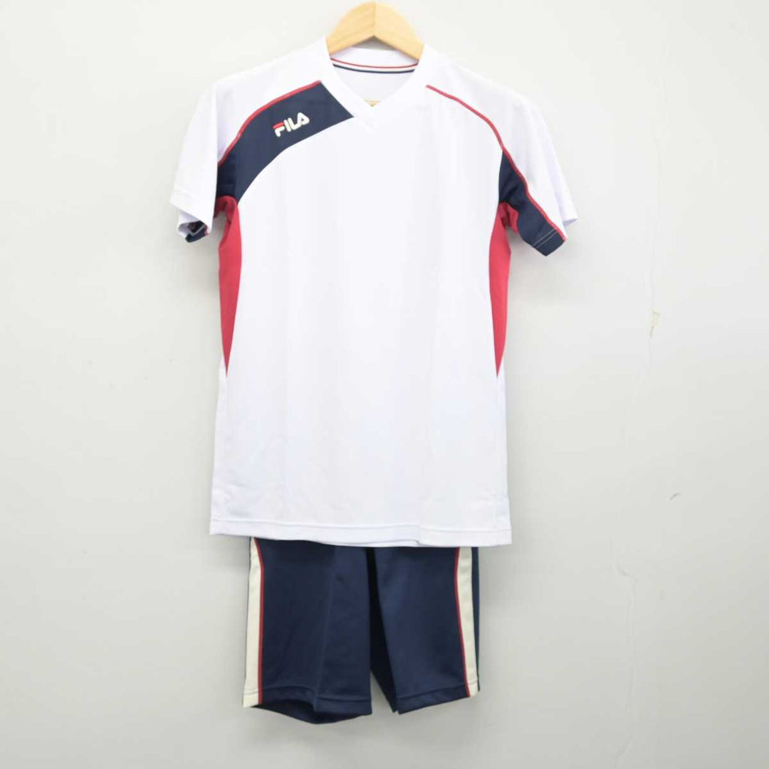 中古】東京都 安部学院高等学校 女子制服 2点 (体操服 上・体操