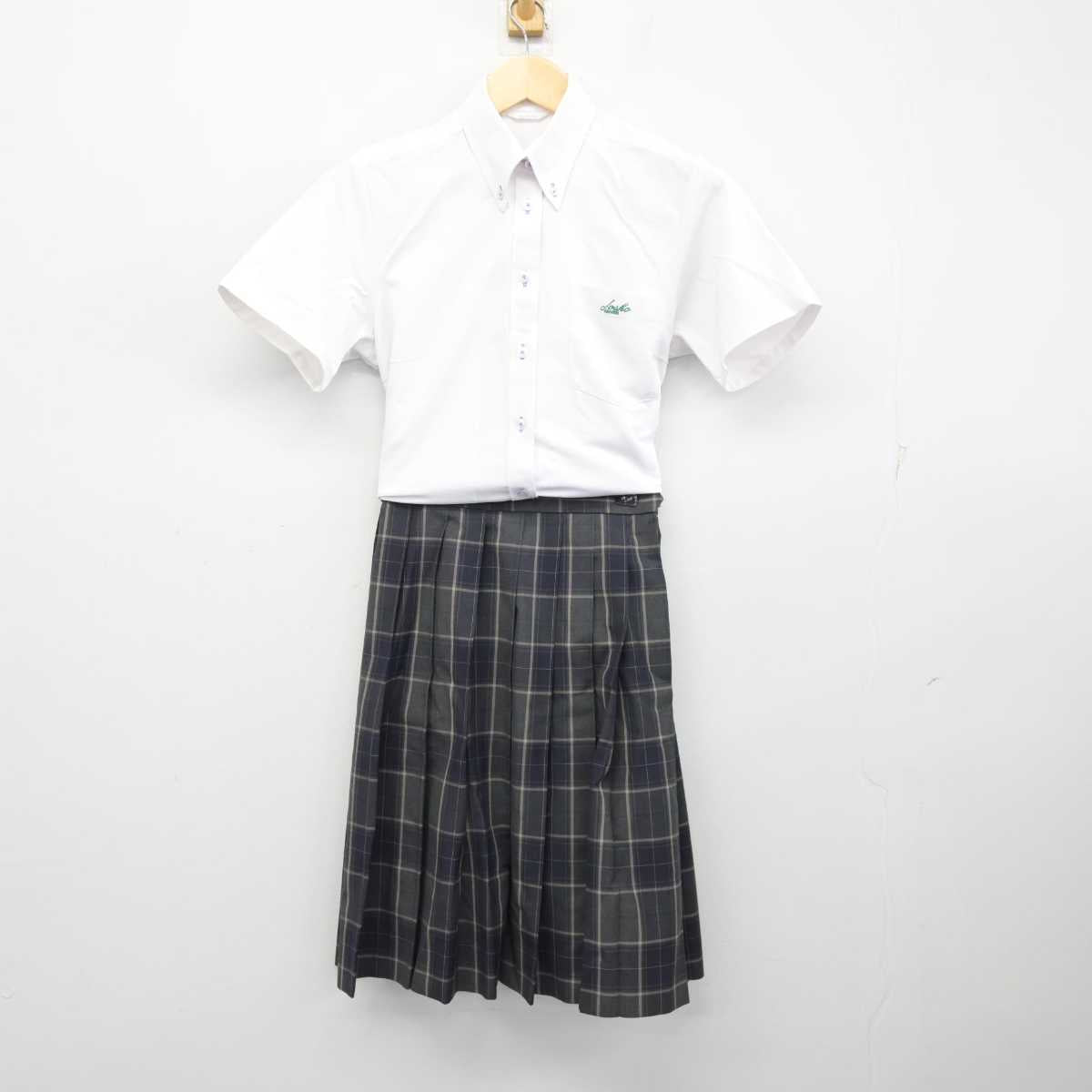 【中古】大阪府 常翔学園高等学校 女子制服 3点 (シャツ・スカート) sf054083