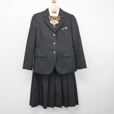 【中古】福岡県 福岡工業高等学校 女子制服 6点 (ブレザー・ベスト・シャツ・スカート) sf054084