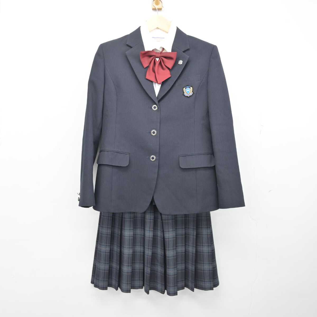 【中古】埼玉県 花咲徳栄高等学校 女子制服 5点 (ブレザー・シャツ・スカート) sf054092