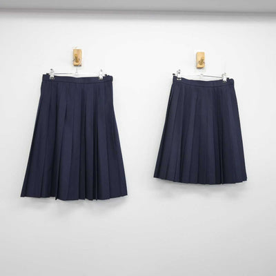 【中古】岐阜県 岐山高等学校 女子制服 3点 (ブレザー・スカート・スカート) sf054096